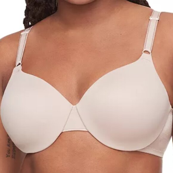 WARNER "THIS Is Not A Bra" LIGHT LINED UNDERWIRE T-SHIRT/BRA/38C TOASTED ALMOND - Picture 1 of 13
